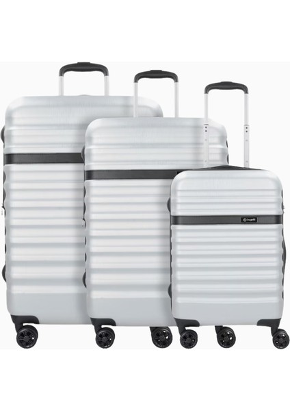 Bugattı Corium 3'lü Sert Kabuklu Valiz Seti 4 Tekerlekli Tsa Kilitli