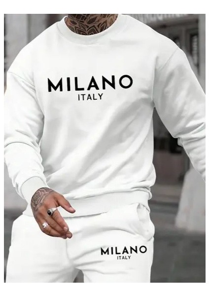 Erkek Uzun Kollu Baskı Detaylı Iki Iplik Takım fiyatları