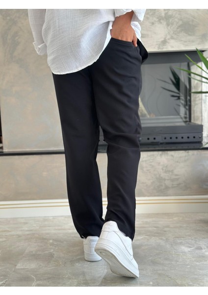 Erkek Regular Fit Premium Chino Pantolon Siyah ECA013 fırsatları