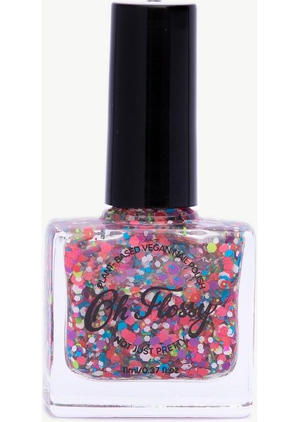 Çocuk Doğal Oje/ Confetti Glitter