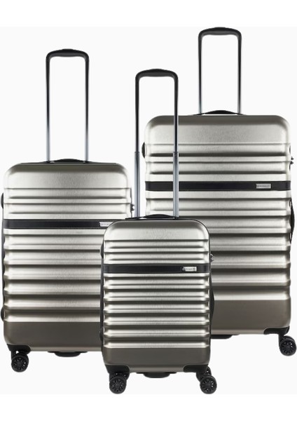 Bugattı Corium 3'lü Sert Kabuklu Valiz Seti 4 Tekerlekli Tsa Kilitli