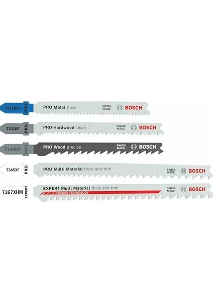 Bosch Dekupaj Testere Bıçağı Seti 15'li