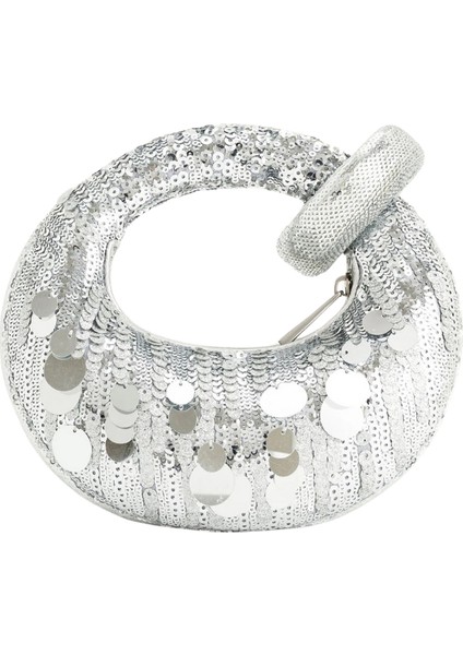 Gümüş Abaküs Metalik Mini Üst Saplı Çanta fırsatları