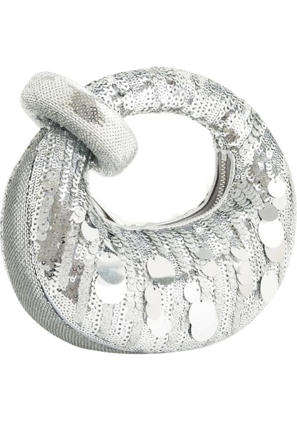 Gümüş Abaküs Metalik Mini Üst Saplı Çanta indirimleri