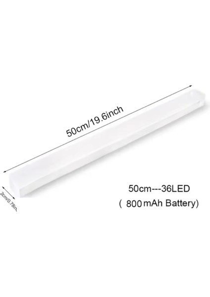 50 cm Gün Işığı Hareket Sensörlü Dolap Içi Çalışma Masası Mutfak Tezgah Altı USB LED Işık fiyatları