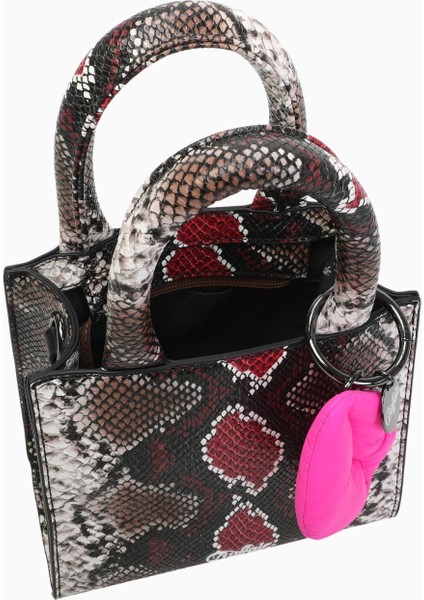BOXY28 Schlangen Desenli Lüks Henkeltasche Ayarlanabilir Askılı modelleri