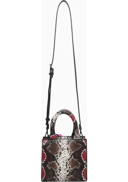 BOXY28 Schlangen Desenli Lüks Henkeltasche Ayarlanabilir Askılı indirimleri