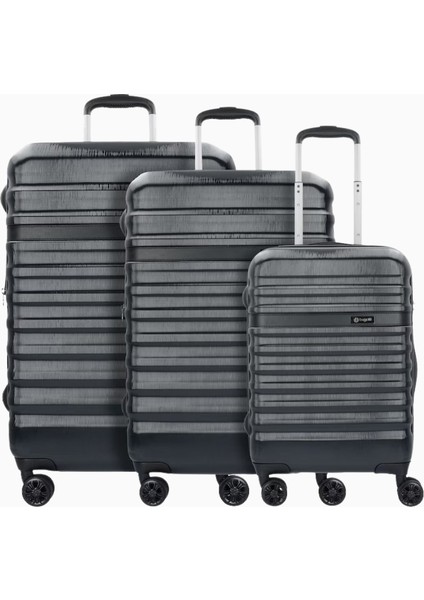 Bugattı Corium 3'lü Sert Kabuklu Valiz Seti 4 Tekerlekli Tsa Kilitli