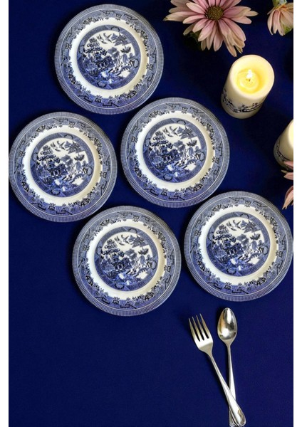 Freedom Porselen 6'lı Servis Tabağı 26 cm