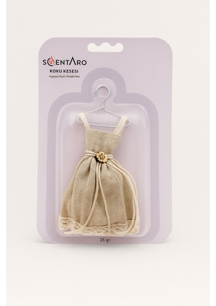 Kutulu gül Kokulu Elbiseli Kese