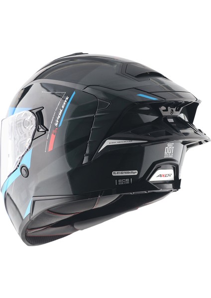 Brutale Kryptıc Full Face Parlak Siyah Mavi fiyatları