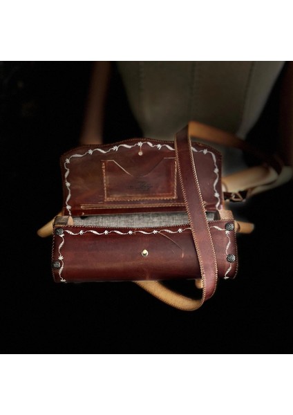 Hakiki Deri, El Yapımı Bayan Çanta, Bayan Cüzdan Larissa V49 indirimleri