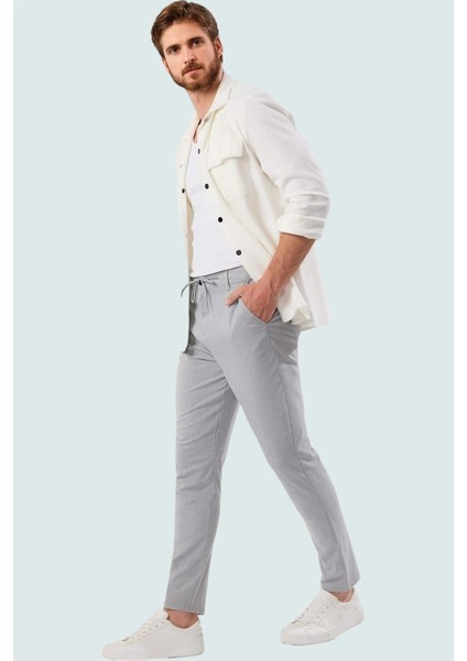 Erkek Slim Fit Boru Paça Pantolon Regular Boy Günlük Kombinler Hafta Sonu Kaliteli Malzeme fiyatları