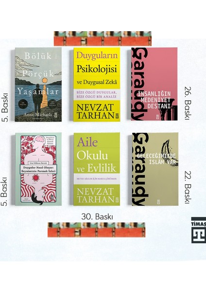 Bölük Pörçük Yaşamlar, Insanlığın Medeniyet Destanı, Geleceğimizde Islam Var, Aile Okulu(6kitap)