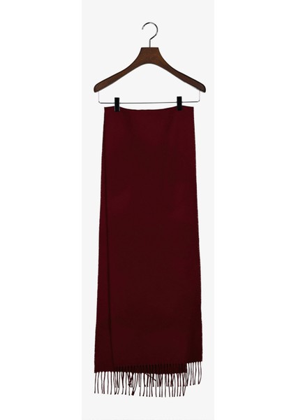 Unisex Bordo Atkı