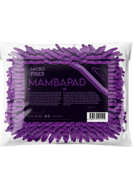 Mambapad Mikrofiber Chenille Oto Yıkama Süngeri
