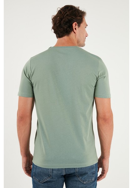 Pamuklu Regular Fit Bisiklet Yaka T Shirt Erkek T Shirt 59020204