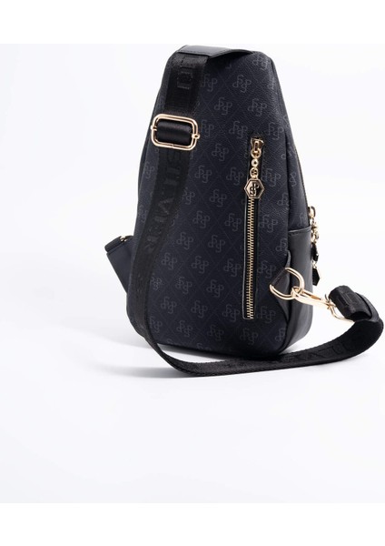 Kadın Vücut Çantası 959-45757 Sılver Polo Freebag M178 Siyah-Mat Siyah fırsatları