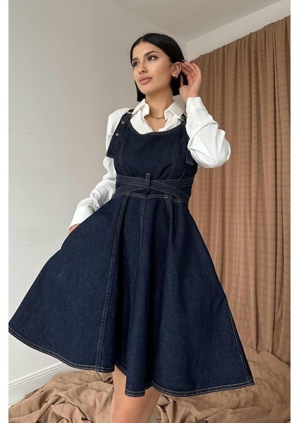 Mavi Kuplu Kot Elbise fiyatları