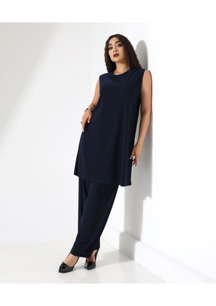 Esnek Sıfır Kol Tunik