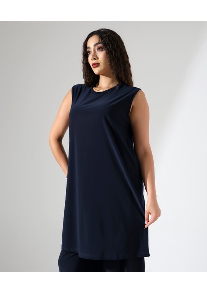 Esnek Sıfır Kol Tunik