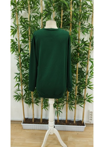 Kadın Uzun Kollu Bisiklet Yaka Yazılı Viskon Iki Iplik Elbise indirimleri