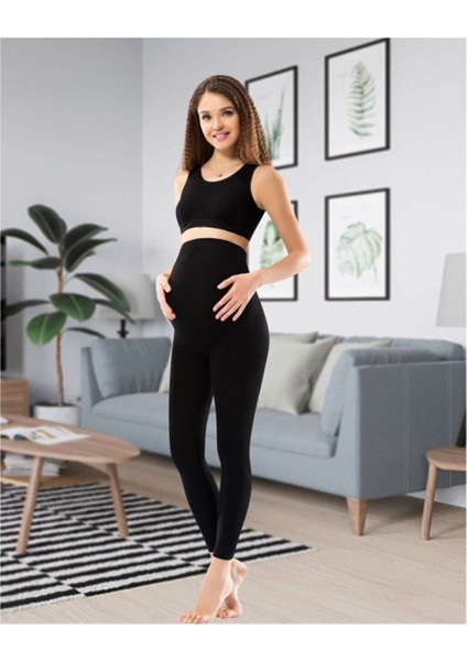 Bel Kısmı Ayarlanabilir Hamile Tayt 528