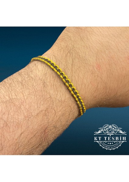 Unisex Makrome Ayarlanabilir Bileklik, Şık ve Rahat Takım Için Mükemmel Seçenek