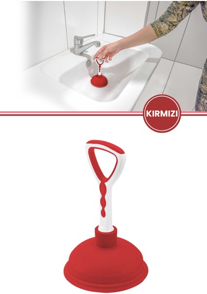 Vantuz Lavabo Pompası, Lavabo Küvet Gideri Tıkanık Açıcı El Pompası 11CM modelleri