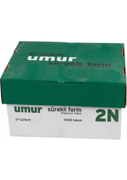 Sureklı Form Kağıdı 11X24CM 2 Nüsha Renkli 1000LI