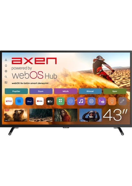 AX43DIL540 43" 109 Ekran Uydu Alıcılı Full HD Smart LED TV