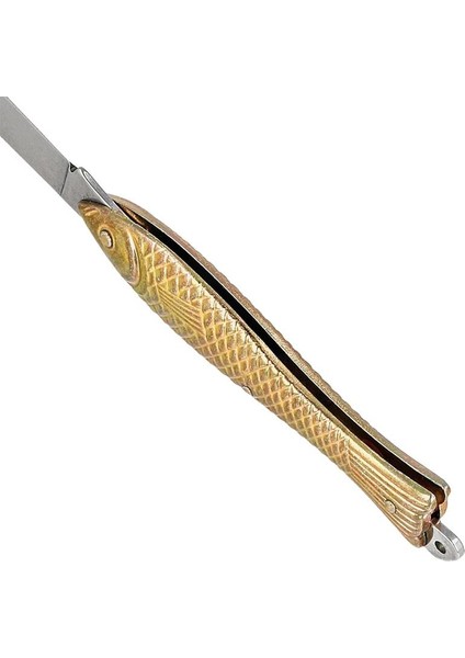 V2205033 Fishlet 130 Classic Balık Çakı Gold