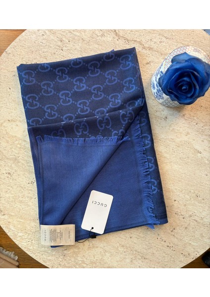 Yün Ipek Şal – G Desen | A+ Kalite | Çift Taraflı | Dört Mevsim Kullanım