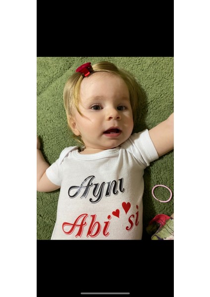 Organik Pamuk Aynı Abisi Baskılı Bebek Body Badi Çıtçıtlı Zıbın ZBN117 fiyatları