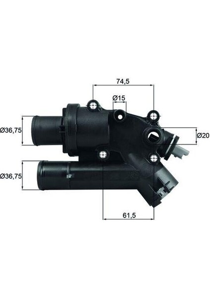 Termostat Freelander 2 L359 06 14 Dıscovery Sport L550 14 Range Rover Evoque L538 11 19 Xf Sportbra Ke X250 12 14 Xf I X250 12 14