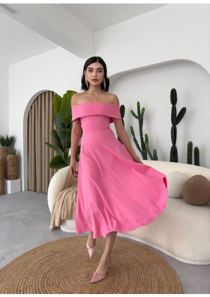 Tiyenna Midi Elbise modelleri