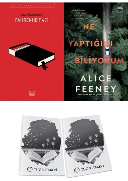 Fahrenheit 451 ve Ne Yaptığını Biliyorum 2li Set + Hediyeli