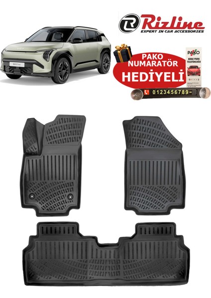 Kia Ev3 2024 Sonrası Havuzlu Paspas