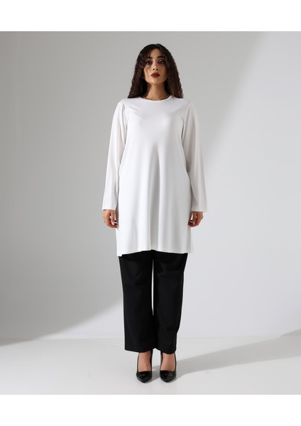 Uzun Içlik Viskon Tunik