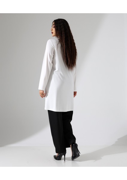 Uzun Içlik Viskon Tunik