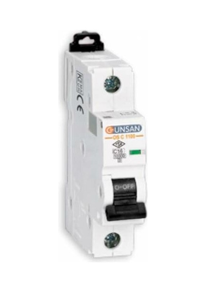 Monofaze 1X25A B Tipi Otomatik Sigorta 6ka Gün-Os3 B160-25