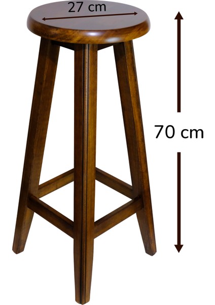 Ahşap Bar Taburesi 70 cm fiyatları