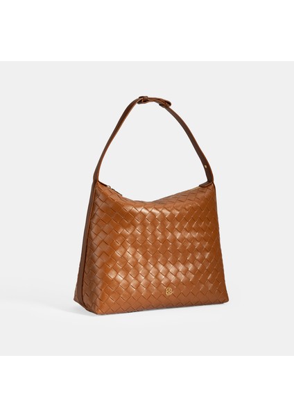 Kadın Taba Örgü Baskılı Omuz Çantası fiyatları