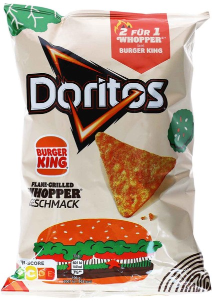 Burger King Flame- Grilled Whopper Flavored Chips 100G