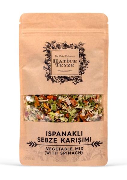 Ispanaklı Sebze Karışımı - 100 Gr.