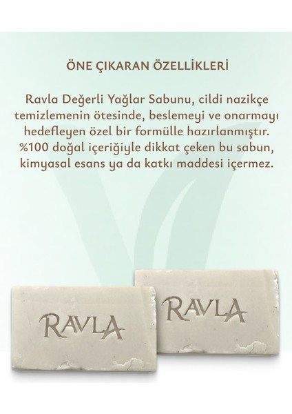 Değerli Yağlar Sabunu - 180-190g (2 adet) fırsatları