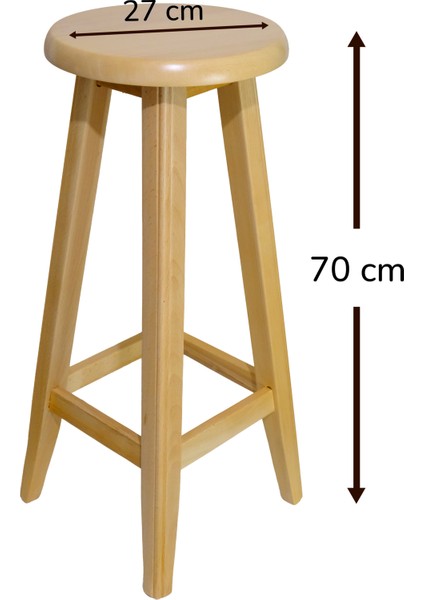 Ahşap Bar Taburesi 70 cm fiyatları