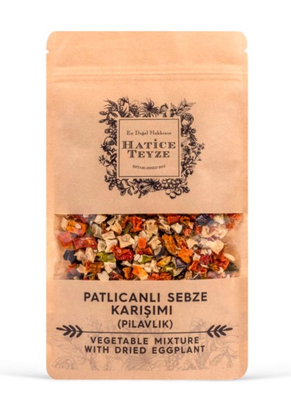 Patlıcanlı Sebze Karışımı - 100 Gr.