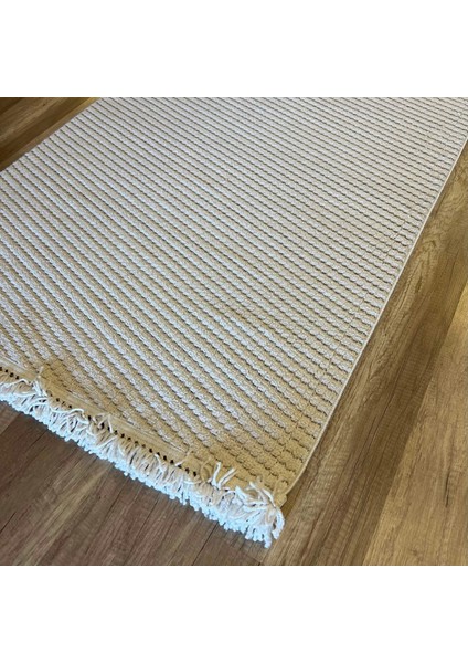 Dizayn 1063 Bej Yumuşak Dokulu Desensiz Iskandinav Halı fırsatları