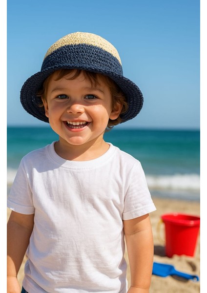 Kız&Erkek Çocuk Ayarlanabilir Tığ Işi Örgü Şapka